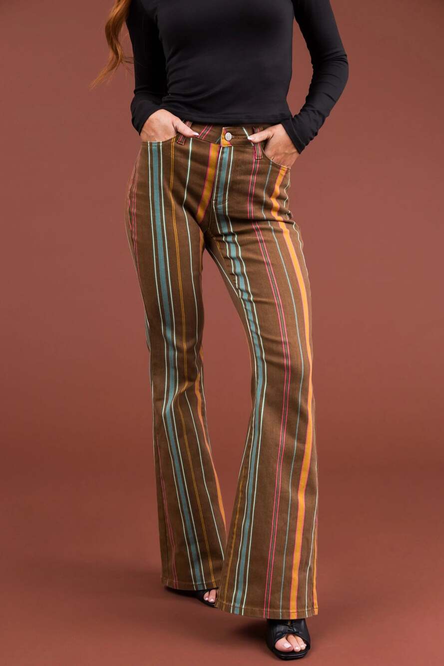 JUDY BLUE Stretch Vintage Style Striped Jeans 9/29 (10/30)